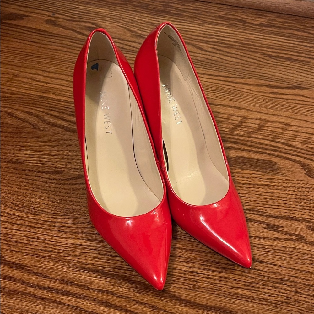 Nine West Bold Red Heels
